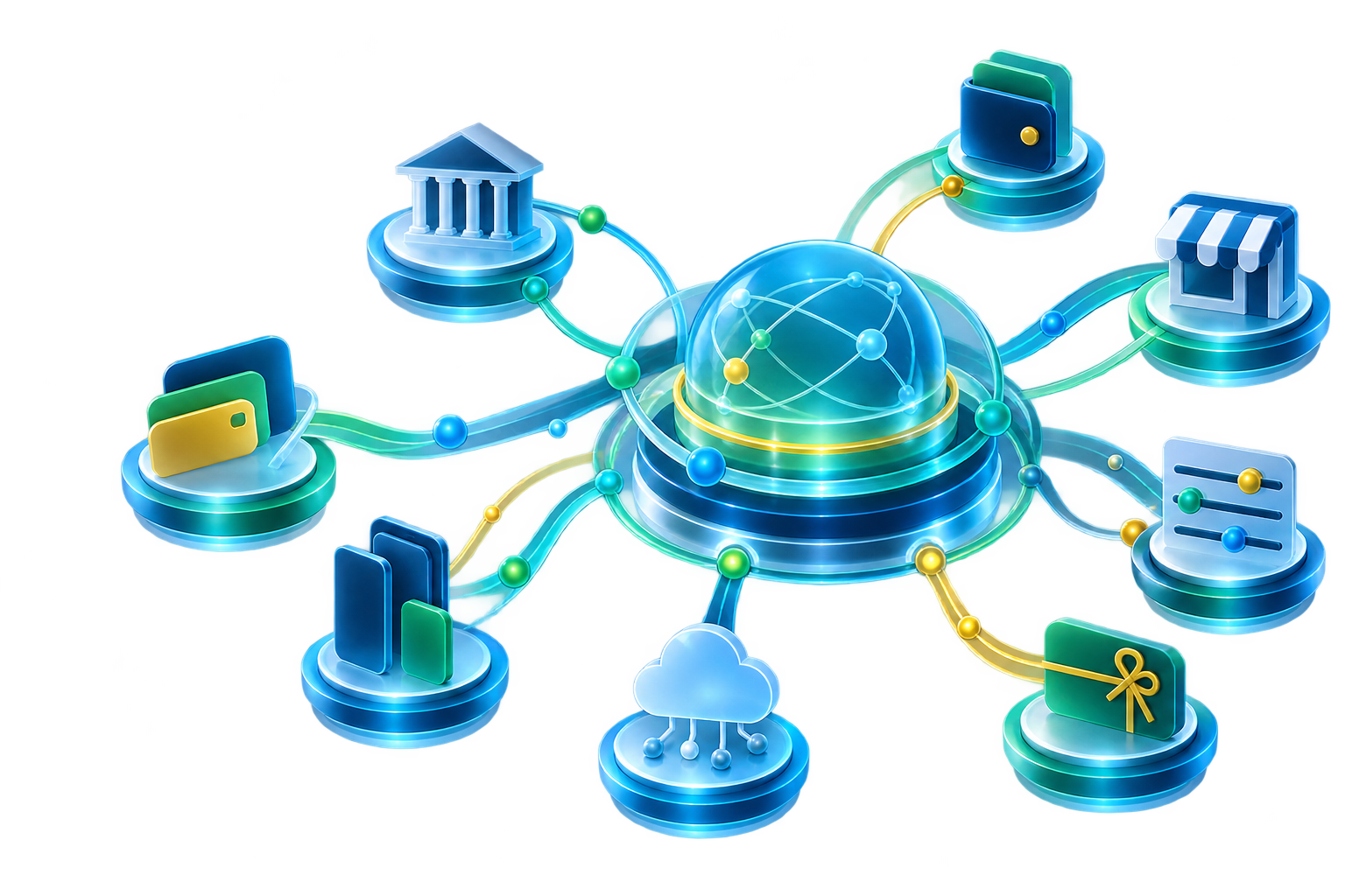 Kineto financial orchestration platform connecting banking, wallets, merchants and digital services